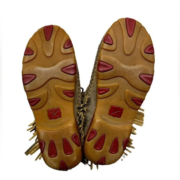 Twisted X Women's Tribal Fringe Driving Moccasins - Size 6.5 Left 7 Right - Picture 10 of 10